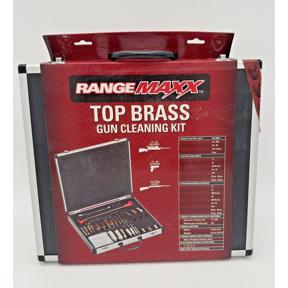 Range Maxx All In One Gun Cleaning Kit + Case NEW
